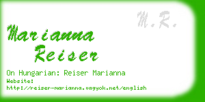 marianna reiser business card